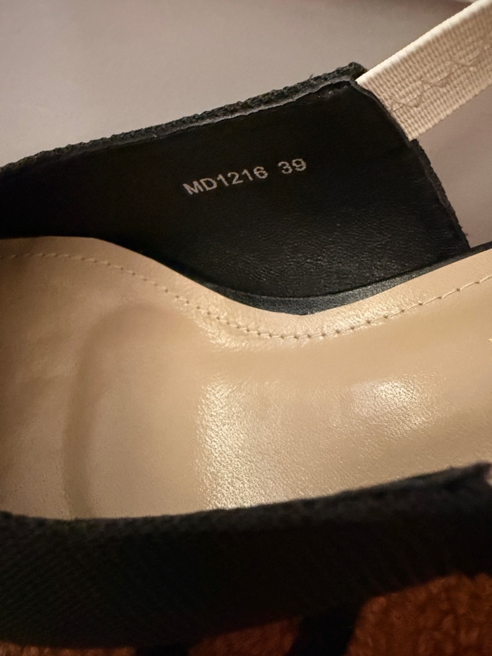 Dior Black J'Adior Slingback Pumps size 7.5 - Picture 4 of 9